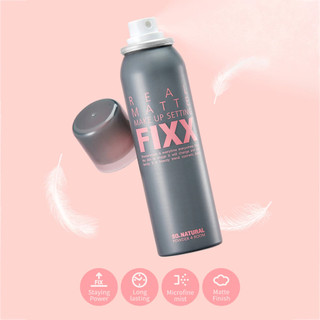 Xịt Khóa Nền So’Natural Make Up Setting Fixx Real Matte 120ml/All Day Tight Giữ Makeup Lâu Trôi 75ml