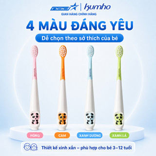 Bàn Chải Đánh Răng Cho Bé Kumho HQ3 Lông Siêu Mềm Chính Hãng Hàn Quốc Đầu Nhỏ Bảo Vệ Nướu Trẻ Em 2-12 Tuổi