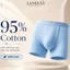 Quần Lót Boxer Nam Chất Liệu Cotton Cao Cấp, Quần Sịp Nam Co Giãn Thoáng Mát LANIXA N777