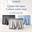 Quần Lót Boxer Nam Chất Liệu Cotton Cao Cấp, Quần Sịp Nam Co Giãn Thoáng Mát LANIXA N777
