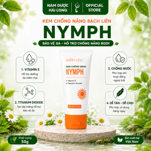 Kem Chống Nắng Bạch Liên NYMPH SPF50 50g - Chống Nắng Body, Hỗ Trợ Bảo Vệ Da