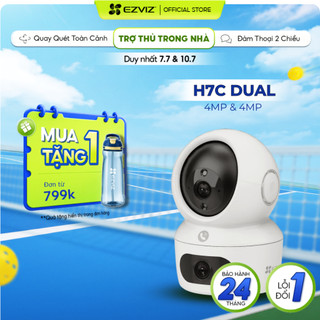 Camera WIFI EZVIZ H7C 4MP & 4MP Ống kính kép liên kết thông minh, Quay quét toàn diện, Đàm thoại 2 chiều