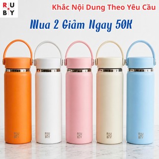 Bình Giữ Nhiệt Prime 550ml RuBy RBM00550 ,Giữ Nhiệt 12-24H, Inox 304, Khắc Nội Dung Theo Yêu Cầu