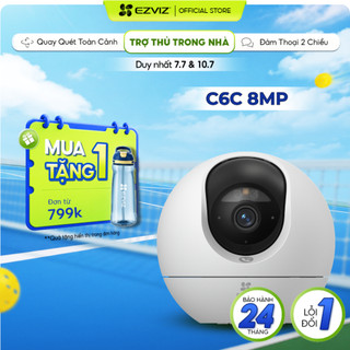 Camera WIFI EZVIZ C6c 8MP, Đàm thoại 2 chiều, Ghi hình màu ban đêm, Nhận dạng cử chỉ để gọi