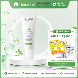 Kem dưỡng BABE cho da dầu mụn LABORATORIOS BABÉ STOP AKN MATTIFYING MOISTURISER 50ml - Skin Studio