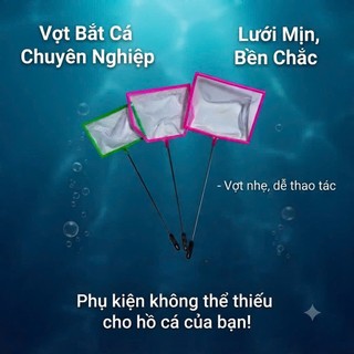 Vợt Nano Vuông vớt cá, artermia, bobo