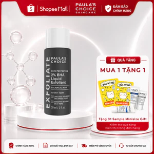 Dung dịch tẩy da chết giảm mụn ẩn PAULA'S CHOICE BHA 2% 30ml SKIN PERFECTING Liquid - Skin Studio