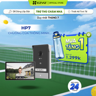 Chuông cửa EZVIZ HP7 3MP Tích Hợp Màn Hình Cảm Ứng 7 inch, Trò Chuyện Hai Chiều, Chống Chịu Thời Tiết