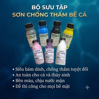 Sơn chống thấm cho thùng xốp (nuôi cá cảnh) (100ml, 200ml, 300ml, 500ml)