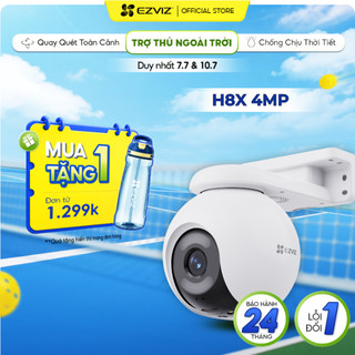 Camera WIFI EZVIZ H8x 2K+, Quay Quét 360, Ghi Hình Màu Thông Minh, Công Nghệ AI