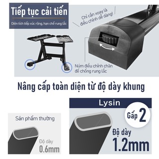 Lysin Giá đỡ tạ đa năng, tập gym tại nhà, Phù hợp nhiều loại tạ tay, Tải trọng Max 120kg,Vững chắc