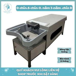 Giường gội dưỡng sinh, giường spa, chân sắt bền bỉ, da đệm êm ái, nhận đặt theo yêu cầu