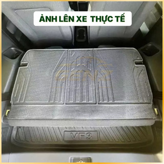 Lót cốp VF3 - VINFAST VF3 - Nhựa dẻo TPO Không mùi, Chuẩn khít form xe, Chống thấm nước, dễ vệ sinh