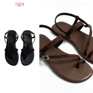Giày sandal OLV quai mảnh đế bệt Multy Strap Flat Sandals nhiều màu phù hợp đi làm đi chơi