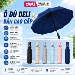 Ô Dù Che Mưa Nắng Tự Động Nan Thép 3 Cao Cấp AGNITE Nhiều Size Nhiều Phiên Bản Gấp Gọn Chống UV