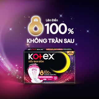 Combo 16 Gói BVS Kotex Siêu Ban Đêm Mặt Lưới 35CM (8+1) miếng