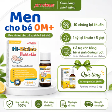 [XH] Men vi sinh Hi Biolac ACTIVMEDI PHARMA ( HIBIOLAC ) bổ sung lợi khuẩn, cải thiện hệ vi sinh