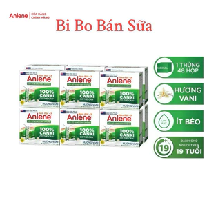 Thùng 48 Hộp Sữa Nước Anlene 4X Đậm Đặc Ít Béo - 110ml [Hương Vani]
