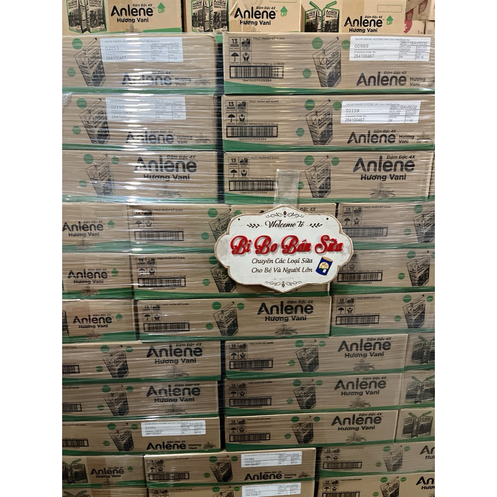 Thùng 48 Hộp Sữa Nước Anlene 4X Đậm Đặc Ít Béo - 110ml [Hương Vani]