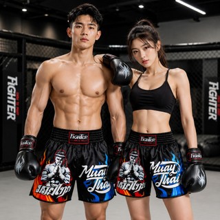 Quần Muay Fighter V02 - Muay Thái, Muay Thai Shorts, Mẫu Mới 2026