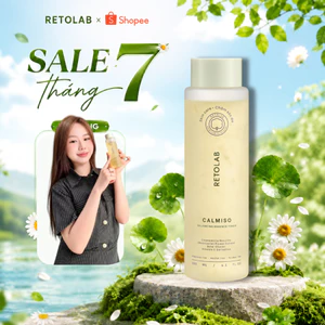 Toner Cấp Ẩm Retolab Calmiso – Essence Toner Làm Dịu Da, Cân Bằng pH, Không Cồn