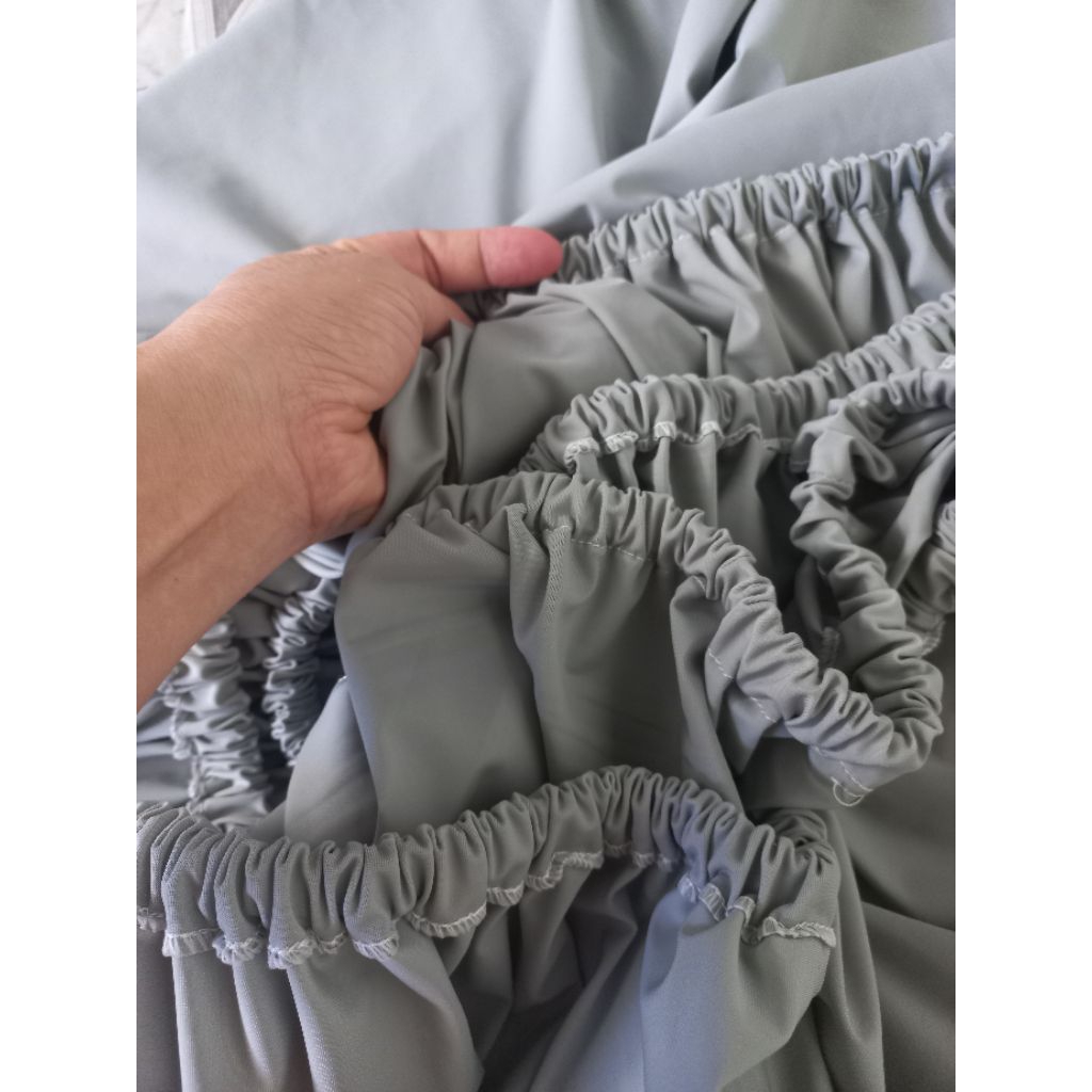 áo ga chun bảo vệ đệm papasan tròn