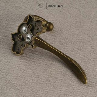 Móc treo đồ kim loại gắn tường, gắn gỗ Oabu phong cách cổ điển vintage 23a 86mm