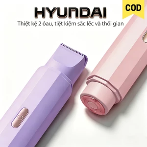Máy cạo lông 2 đầu đa năng, chống nước an toàn cho nữ, dùng cho vùng kín & toàn thân