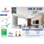 Quạt Trần AC 3 Cánh OMISUN A100 Sải 1m4, Động Cơ Đồng, Siêu Êm, Siêu Mát, Tiết Kiệm Điện, 2 Màu Trắng/Xanh - Chính Hãng