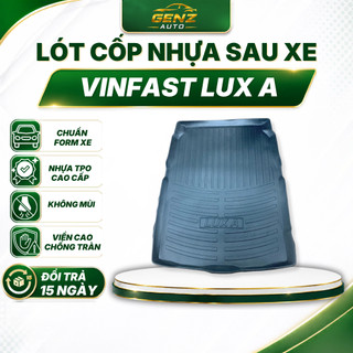 Lót cốp VINFAST LUX A - Nhựa dẻo TPO Không mùi, Chuẩn khít form xe, Chống thấm nước, dễ vệ sinh