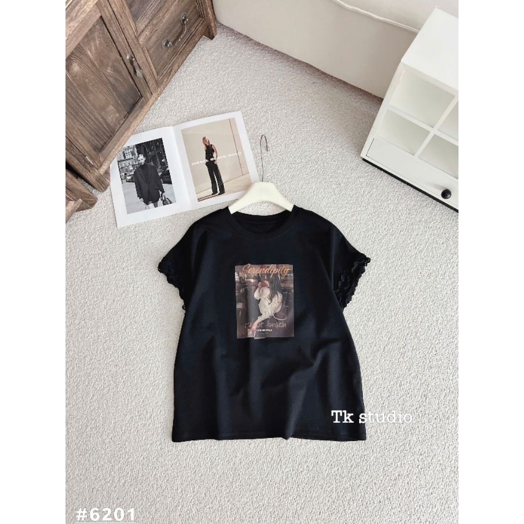 [𝑯𝒂 𝑨𝒏𝒉] Áo Cộc Phông Tay Hến Bèo QCL1: #6201