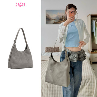 Túi OLV đeo vai cá tính Suede Slouchy Shoulder Bag nhiều màu phù hợp nhiều dịp