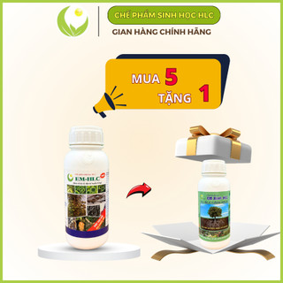 CHẾ PHẨM EM HLC ĐẶC TRỊ TUYẾN TRÙNG - THUỐC ĐẶC TRỊ VÀNG LÁ THỐI RỄ, PHÒNG TRỪ TUYẾN TRÙNG RỄ HẠI CÂY TRỒNG - CHAI 500ML