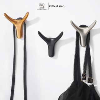 Móc treo kim loại hình sừng hươu gắn tường Oabu phong cách cổ điển vintage 24a