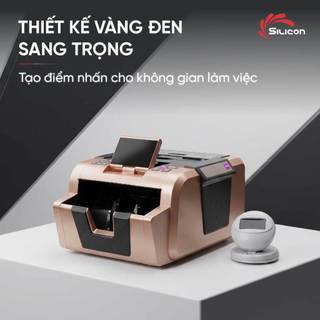 Máy Đếm Tiền Silicon MC-2900 Chính Hãng - Đếm Tiền Giấy, Polymer, VNĐ, USD, 3 Màn Hình Hiển Thị