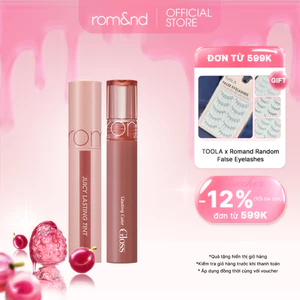 Combo 2 Son Romand Juicy Lasting Tint 5.5g + Romand Glasting Color Gloss 4g