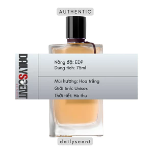 Nước hoa Gardenia Petale 75ml EDP VC| Nước hoa mùi hoa trắng | Nước hoa Unisex | Nước hoa mùa hè| dailyscent