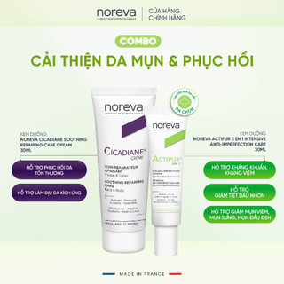 Combo GIẢM MUN và PHỤC HỒI Actipur 3in1 Intensive Anti-Imperfection Care 30ml & Cicadiane Repair Cream 40ml