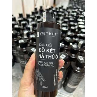 Dầu gội bồ kết hà thủ ô - không bọt Vietket 200ml - Giảm gàu, giảm nấm, giảm ngứa, hỗ trợ mọc tóc
