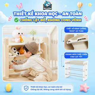 Kệ Đồ Chơi Pakey Nhựa Nguyên Sinh Dày Dặn, Kệ Đựng Đồ Bản Dày Chắc Chắn Nhiều Ngăn, Bảo Hành 2 Năm