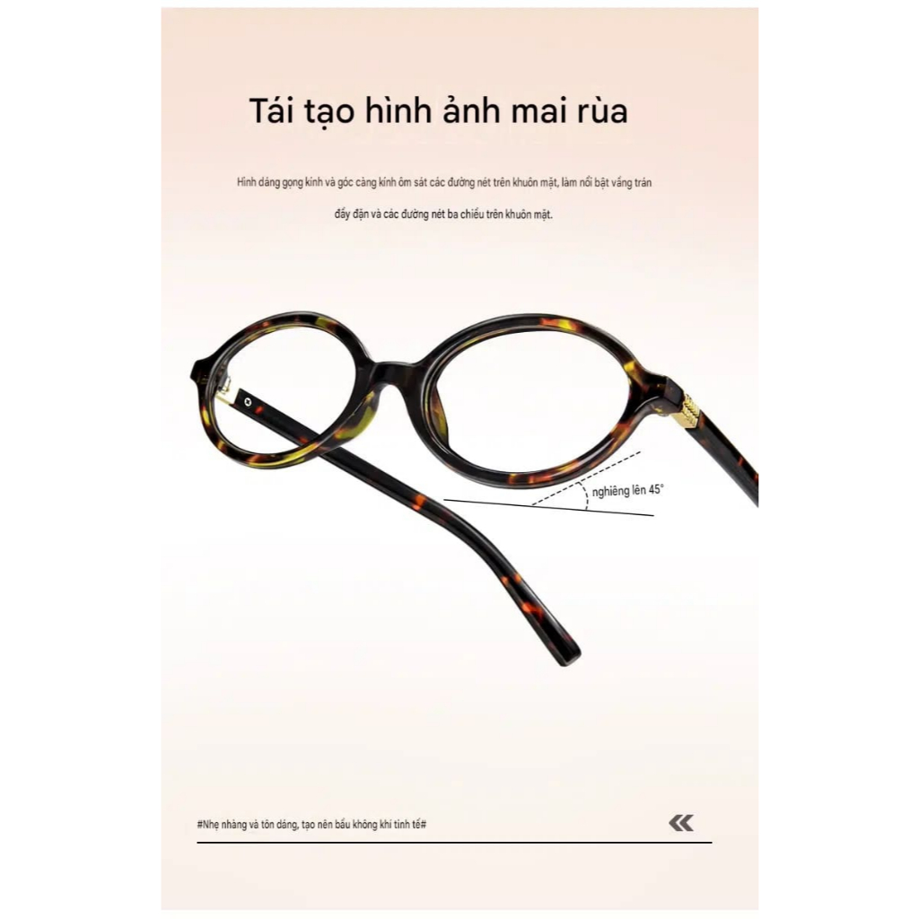 Kính Mắt Thời Trang MOCO 8824 Form Oval Hợp Mọi Dáng Mặt, Kính Học Sinh – Sinh Viên Có Thể Lắp Cận