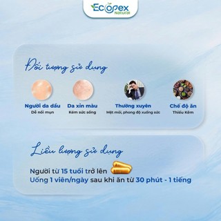 Kẽm Gluconat + Multi Vitamin Tăng Cường Sức Khỏe, Kiểm Soát Dầu Nhờn, Giảm Mụn, Đẹp Da - Túi 21 Viên