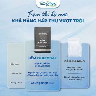 Kẽm Gluconat + Multi Vitamin Tăng Cường Sức Khỏe, Kiểm Soát Dầu Nhờn, Giảm Mụn, Đẹp Da - Túi 21 Viên