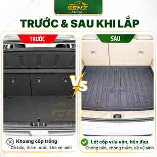 Lót cốp Hyundai Venue 2023 - Nay - Nhựa dẻo TPO Không mùi, Chuẩn khít form xe, Chống thấm nước