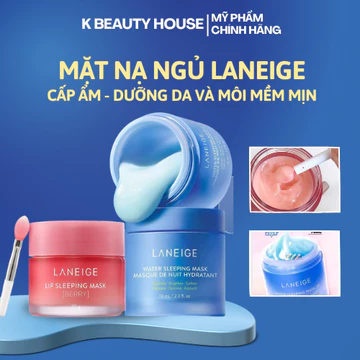 Mặt Nạ Ngủ Laneige Dưỡng Môi Và Da Căng Mọng Mềm Mịn - K BEAUTY HOUSE