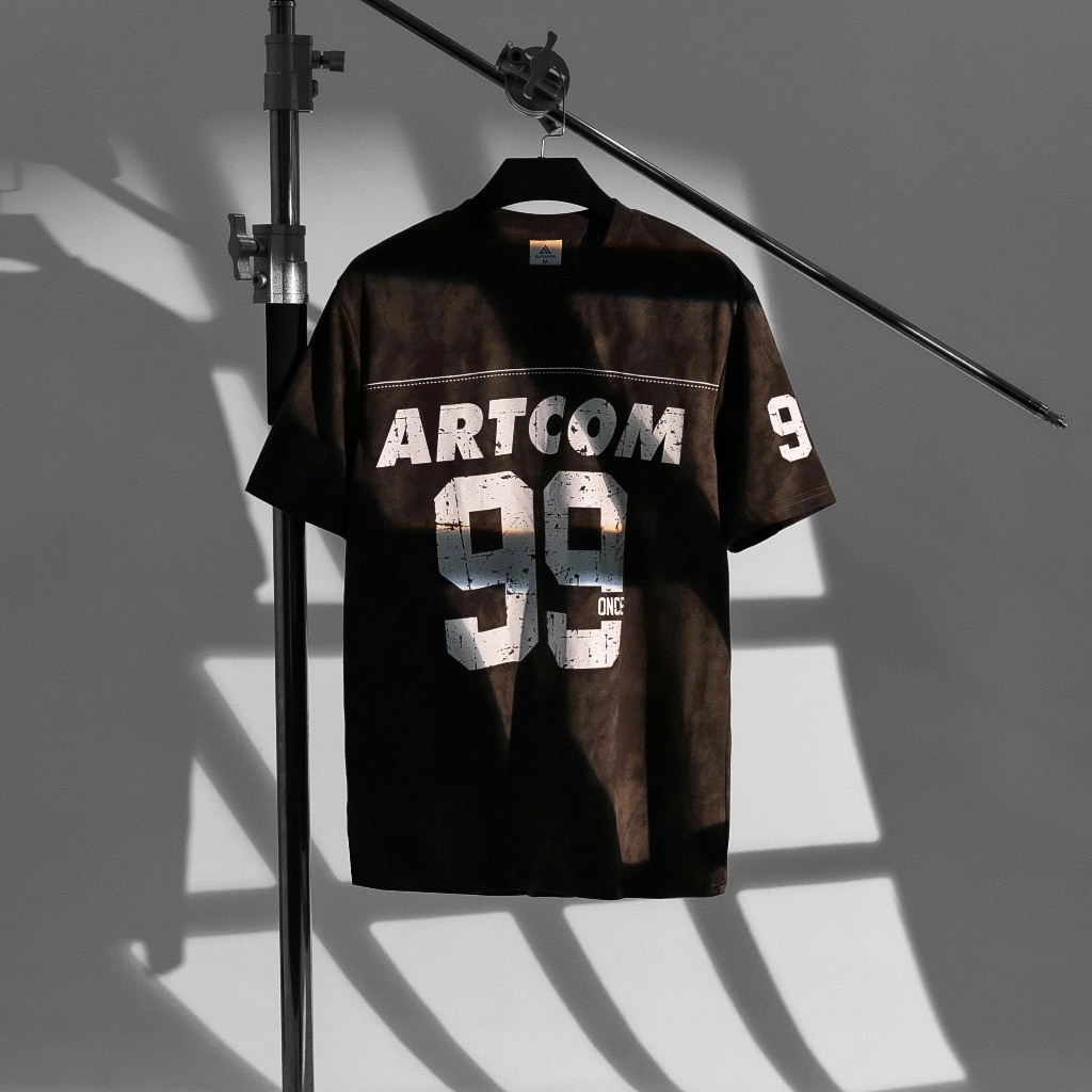 Áo thun in loang 99 ARTCOM – vải cotton wash mềm mịn form rộng Relaxed Fit unisex streetwear