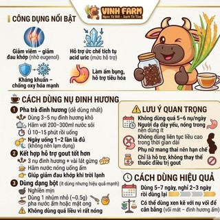 Nụ đinh hương sạch tự nhiên cho sức khỏe