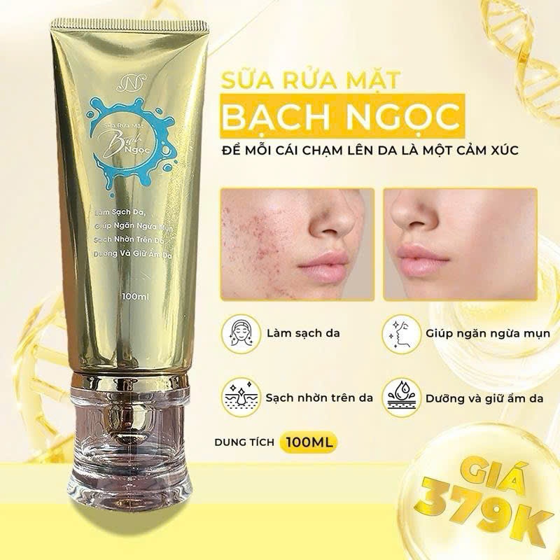 SỮA RỮA MẶT BẠCH NGỌC, SỮA RỮA MẶT
