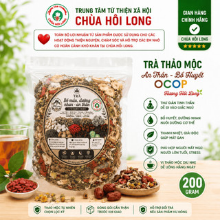Trà Thảo Mộc Hà Thủ Ô Hồi Long 400g – Bổ Máu, An Thần, Hỗ Trợ Ngủ Ngon, Giảm Rụng Tóc, Thanh Nhiệt