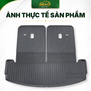 Lót cốp Hyundai Santafe 2025 - Nay - Nhựa dẻo TPO Không mùi, Chuẩn khít form xe, Chống thấm nước
